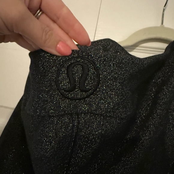 Lululemon cropped sparkle hooded scuba - Picture 6 of 8